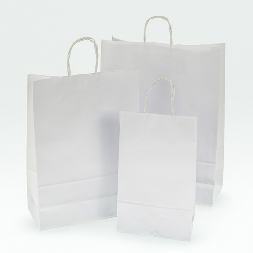 [BOLSAS-BP0-DF] Bolsas Kraft Blancas (Si, 10x6x15.5)