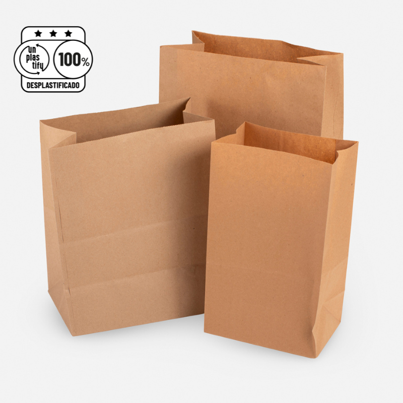 Bolsas Kraft - Sin Manija (CP)