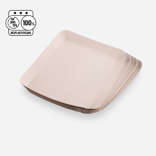 [PT88888-0029-01-01] Bandeja de Panaderia (7", Marron/Blanca)