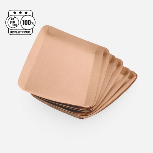 [PT88888-0030-01-01] Bandeja de Panaderia (7", Marron/Marron)