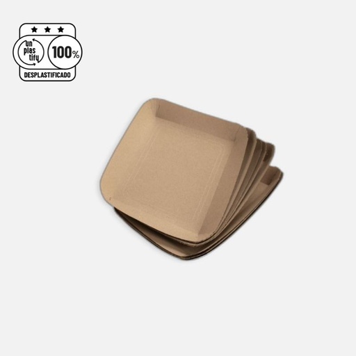 [PT88888-0038-01-01] Bandeja de Panaderia (4", Marron/Marron)