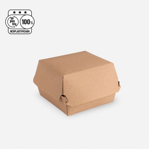 [PT88888-0542-01-01] Clamshell Hamburguesa (Mediana, Marron)